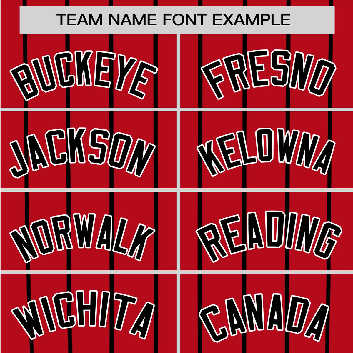 Custom Red Black Pinstripe Black-Red Authentic Raglan Sleeves Baseball Jersey