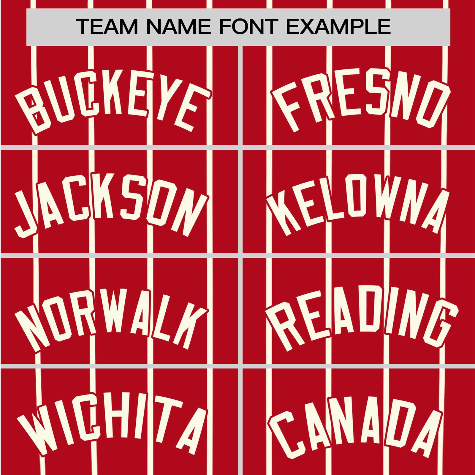 Custom Red Cream Pinstripe Cream-Red Authentic Raglan Sleeves Baseball Jersey