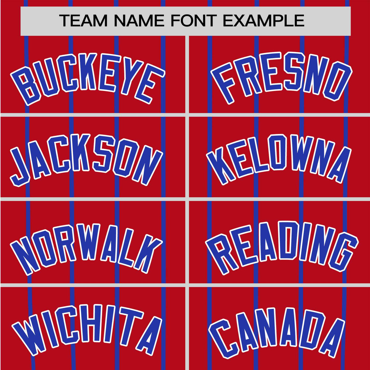 Custom Red-Royal Blue Pinstripe Authentic Raglan Sleeves Baseball Jersey