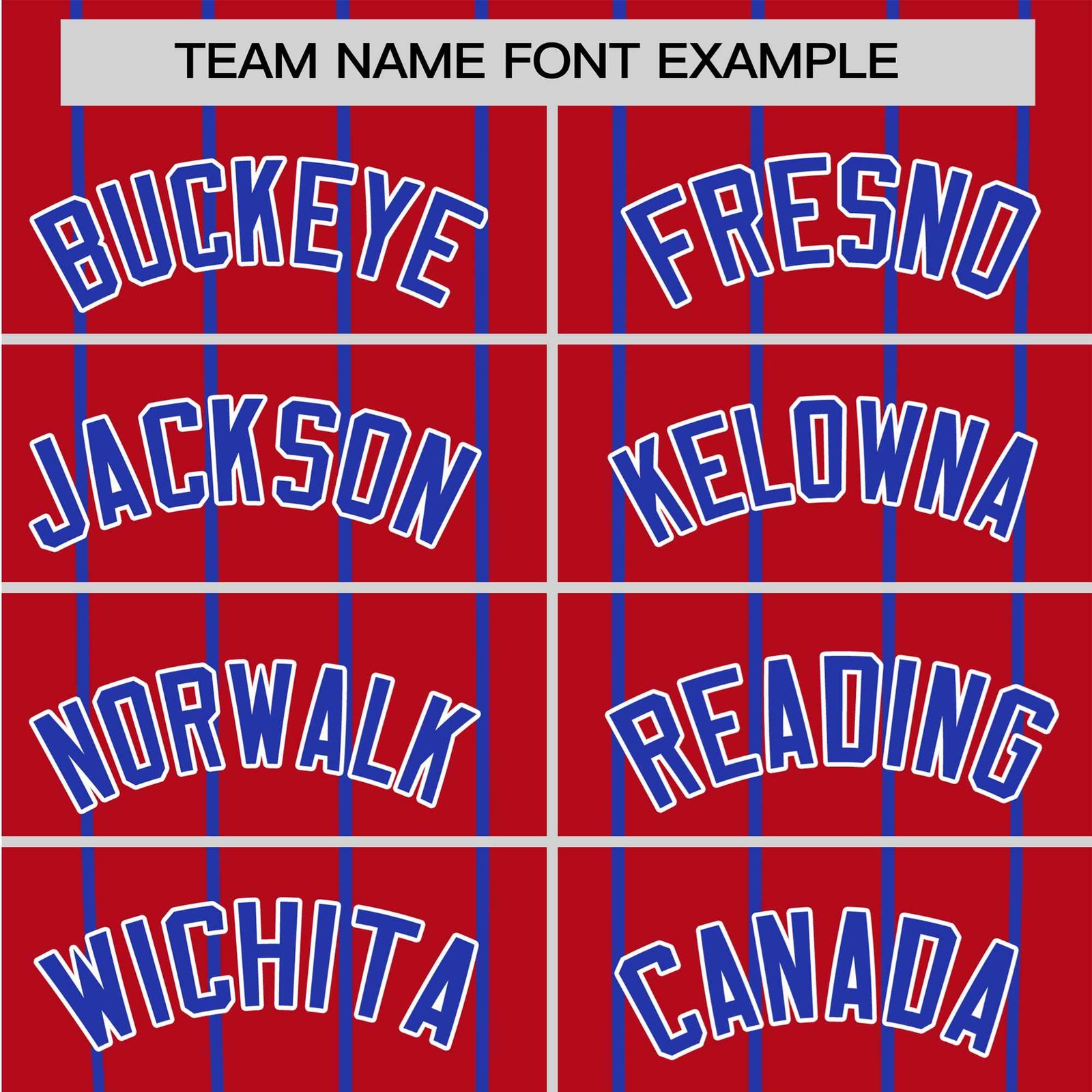 Custom Red-Royal Blue Pinstripe Authentic Raglan Sleeves Baseball Jersey