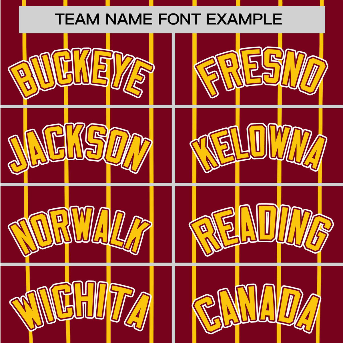 Custom Crimson Gold Pinstripe Authentic Raglan Sleeves Baseball Jersey