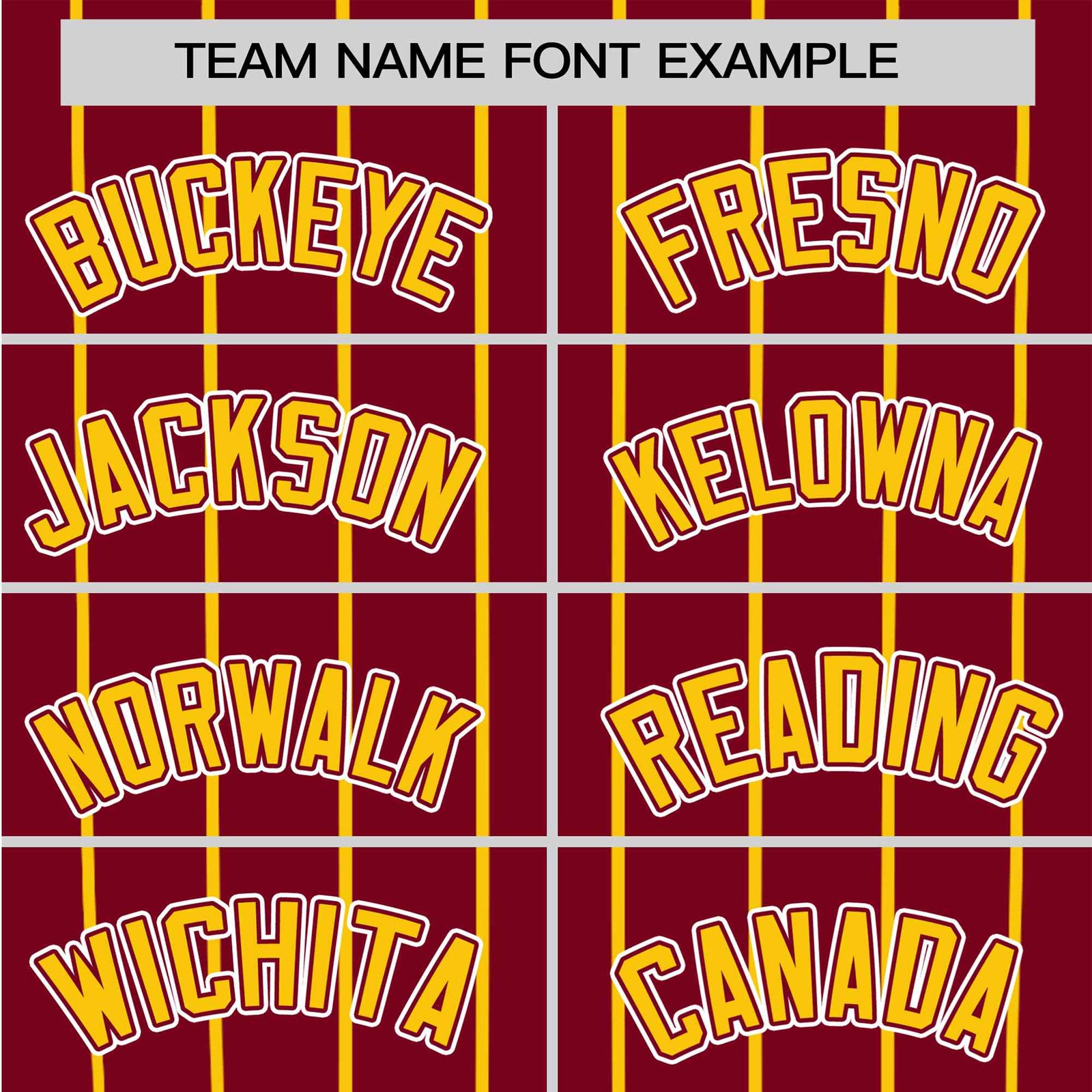 Custom Crimson Gold Pinstripe Authentic Raglan Sleeves Baseball Jersey