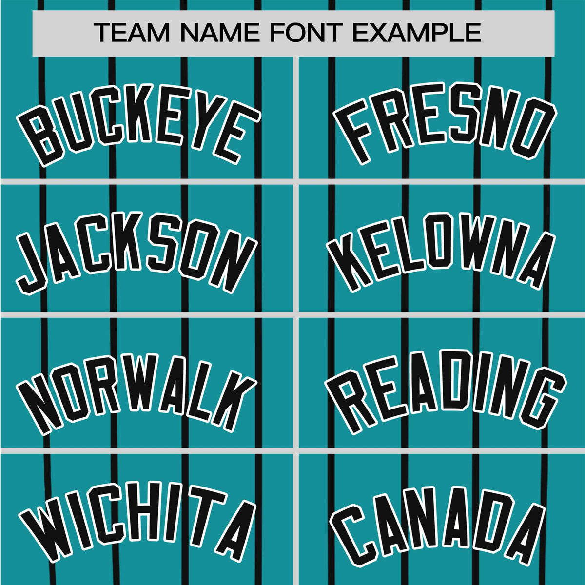 Custom Aqua Black Pinstripe Black-Aqua Authentic Raglan Sleeves Baseball Jersey