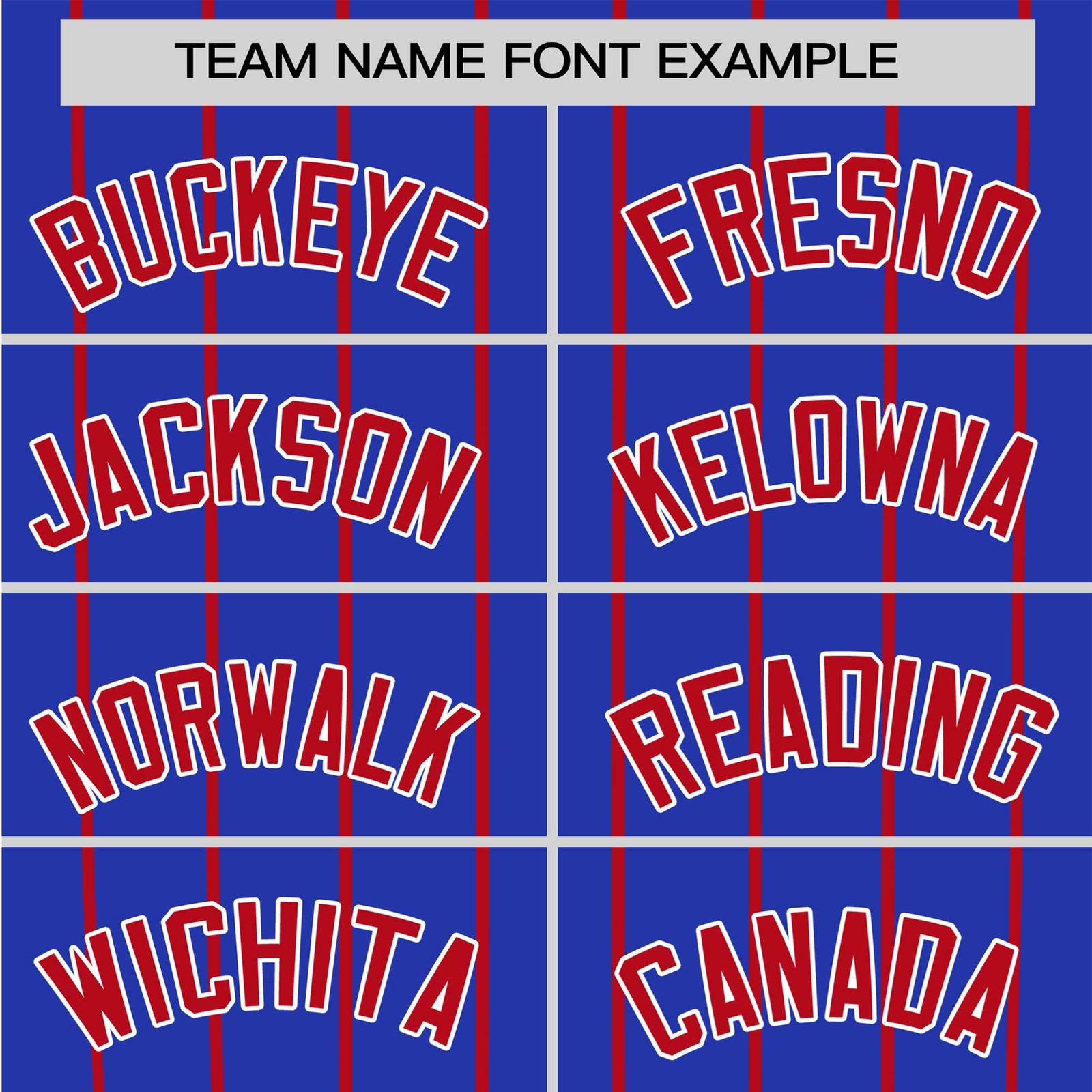 Custom Royal Blue-Red Pinstripe Authentic Raglan Sleeves Baseball Jersey