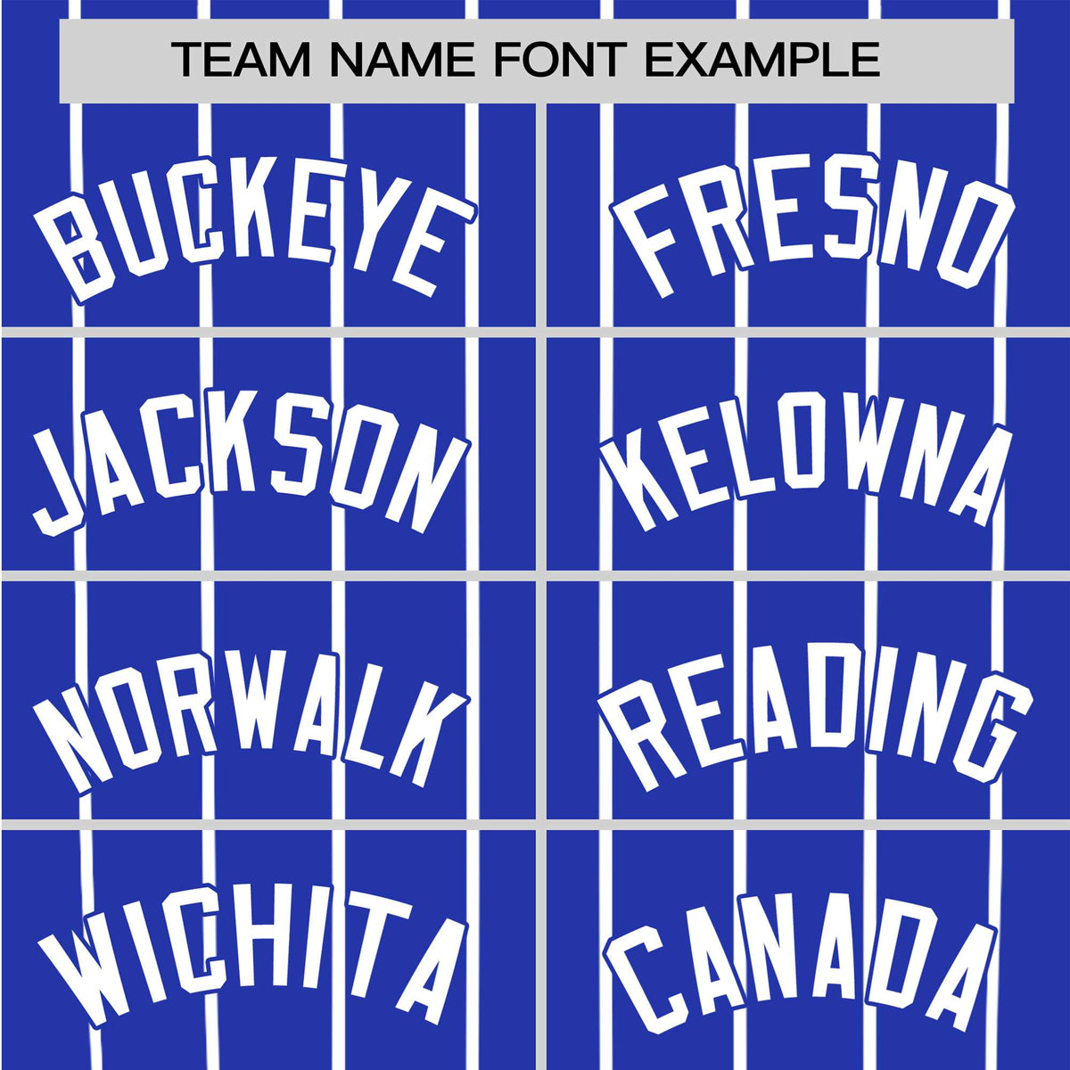 Custom Royal Blue-White Pinstripe Authentic Raglan Sleeves Baseball Jersey