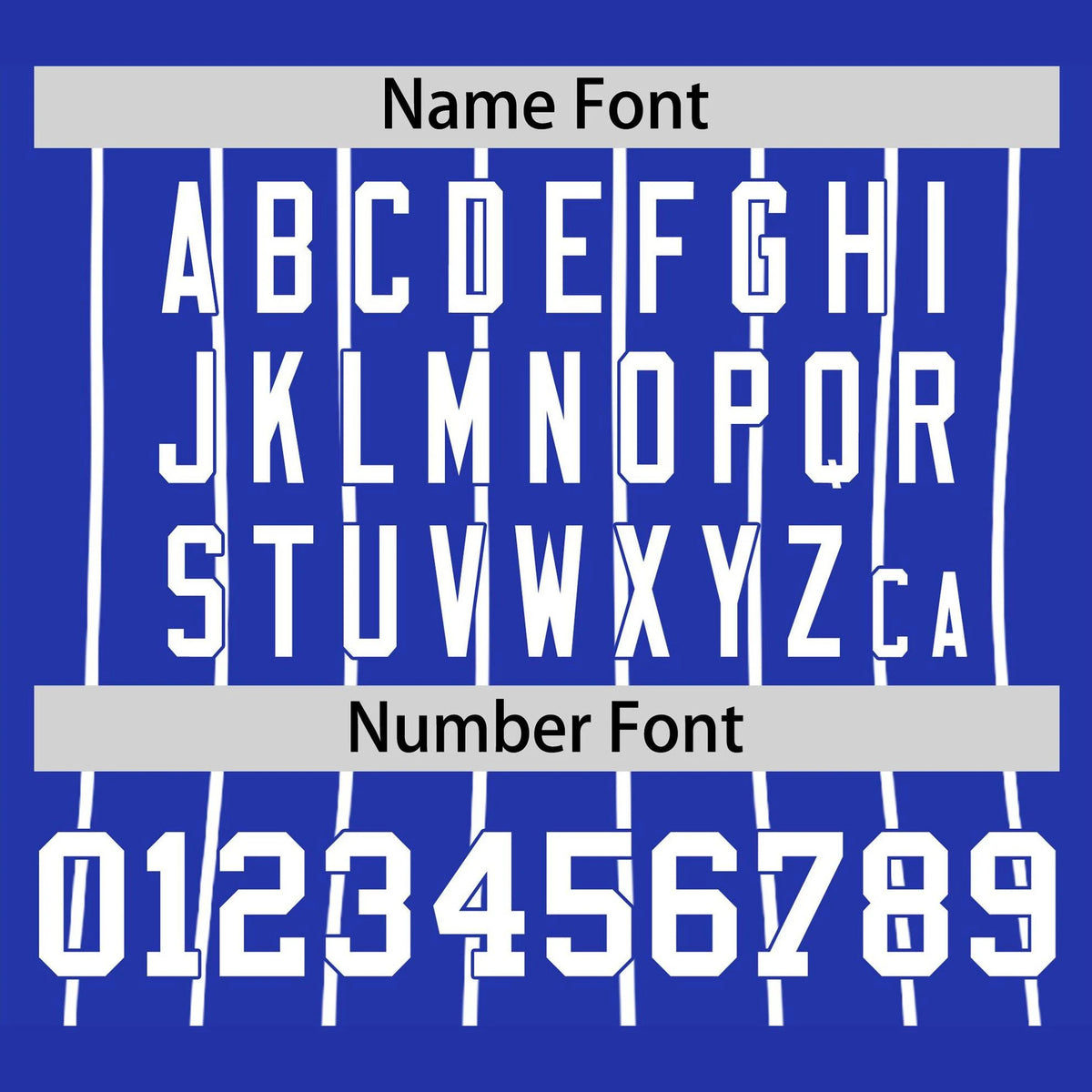 Custom Royal Blue-White Pinstripe Authentic Raglan Sleeves Baseball Jersey