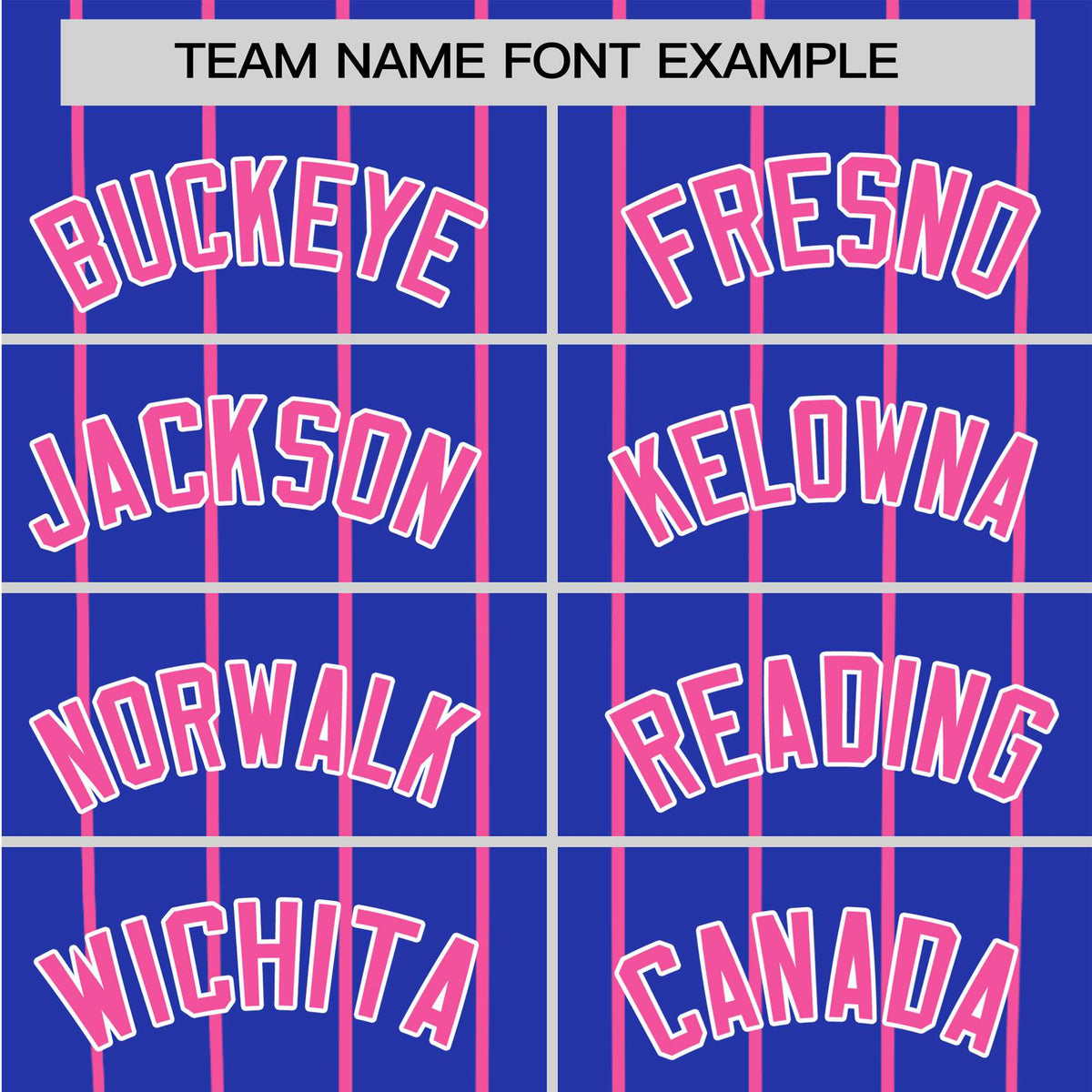 Custom Royal Blue-Pink Pinstripe Authentic Raglan Sleeves Baseball Jersey