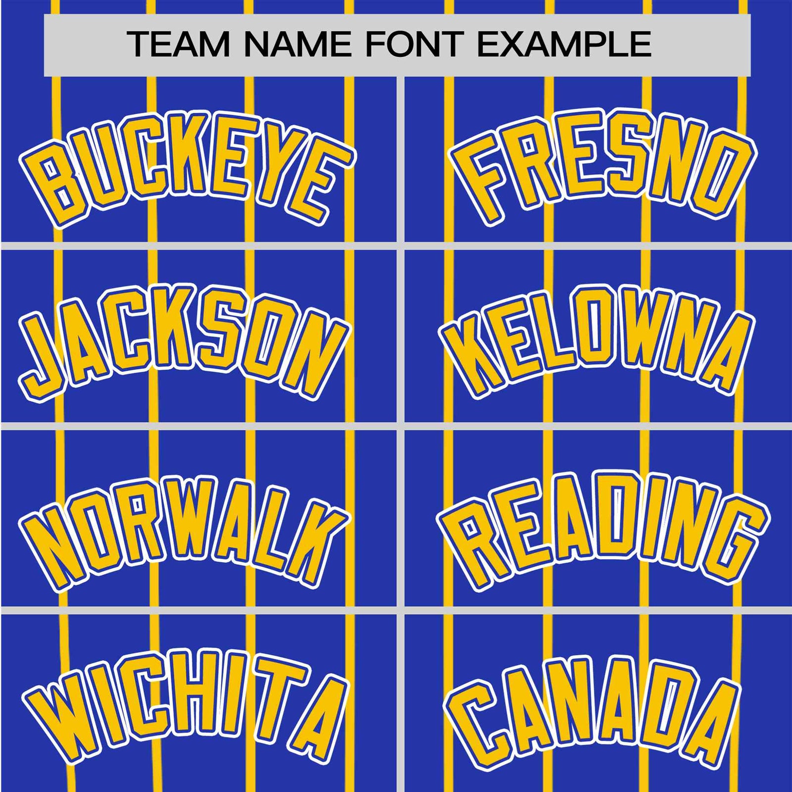 Custom Royal Blue-Gold Pinstripe Authentic Raglan Sleeves Baseball Jersey