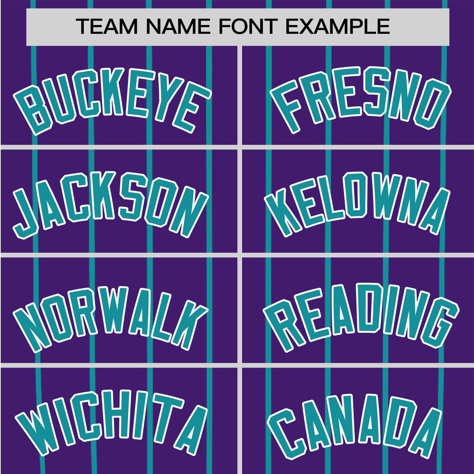 Custom Purple Aqua Pinstripe Aqua Purple Authentic Raglan Sleeves Baseball Jersey