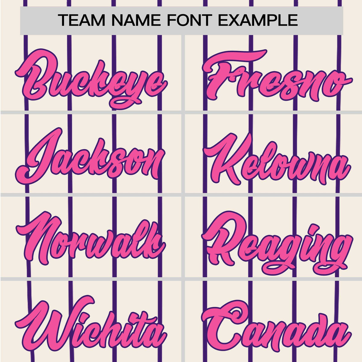 Custom Khaki Purple Pinstripe Authentic Raglan Sleeves Baseball Jersey