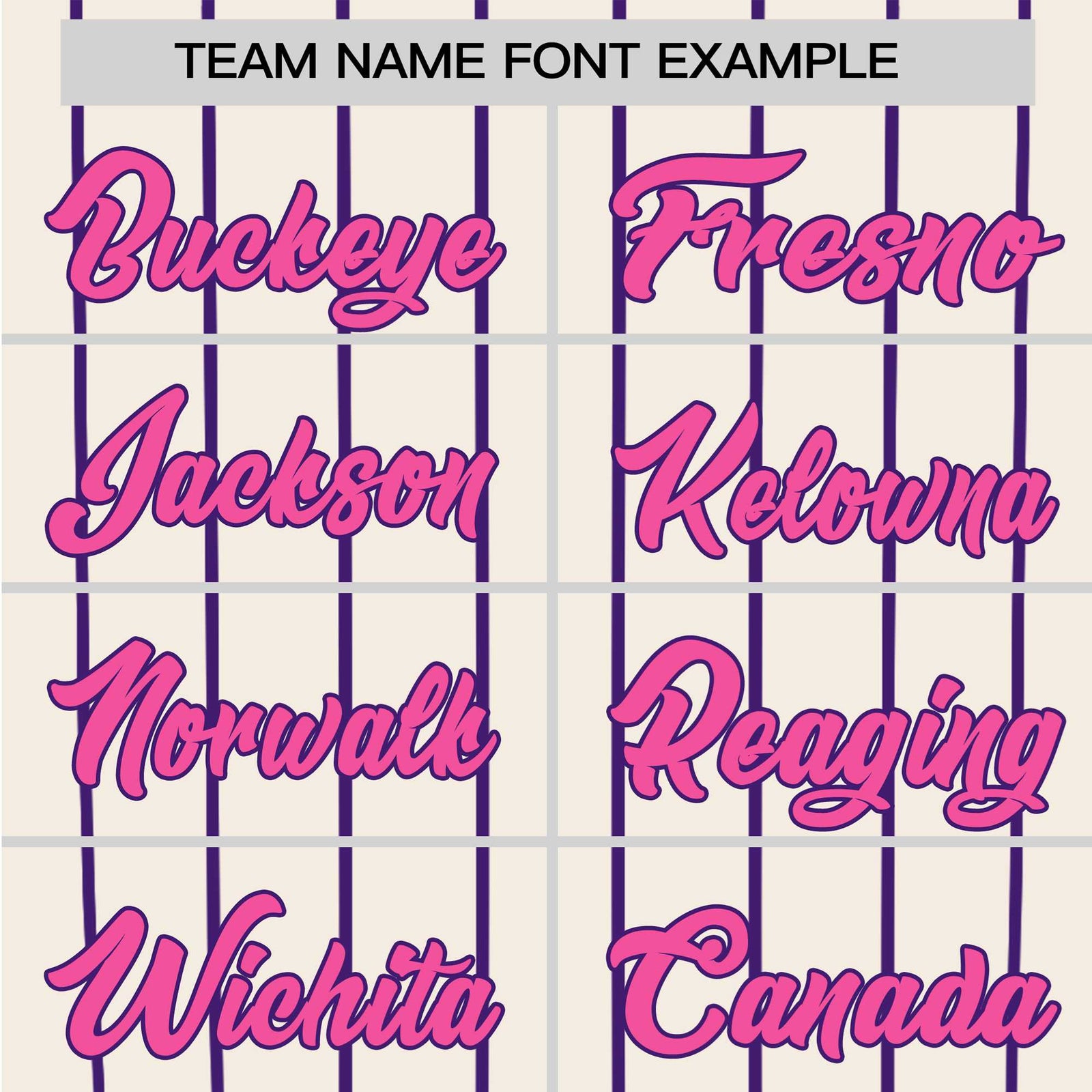 Custom Khaki Purple Pinstripe Authentic Raglan Sleeves Baseball Jersey