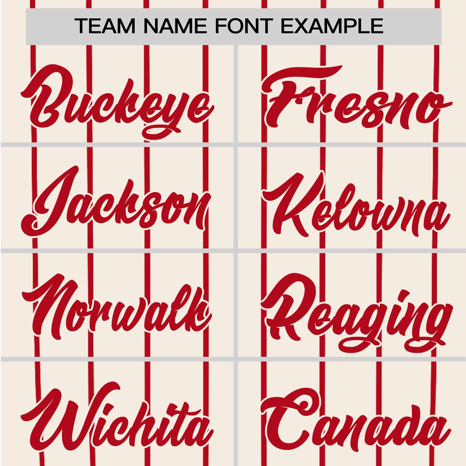 Custom Cream Red Pinstripe Red-Cream Authentic Raglan Sleeves Baseball Jersey