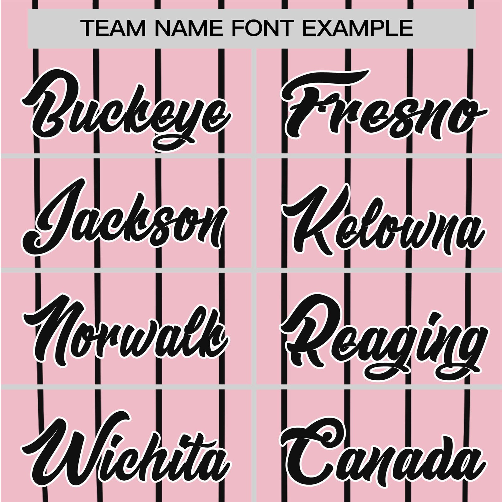 Custom Pink Black Pinstripe Black-Pink Authentic Raglan Sleeves Baseball Jersey