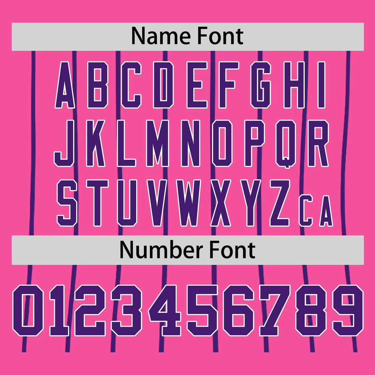 Custom Pink Purple Pinstripe Purple-Pink Authentic Raglan Sleeves Baseball Jersey