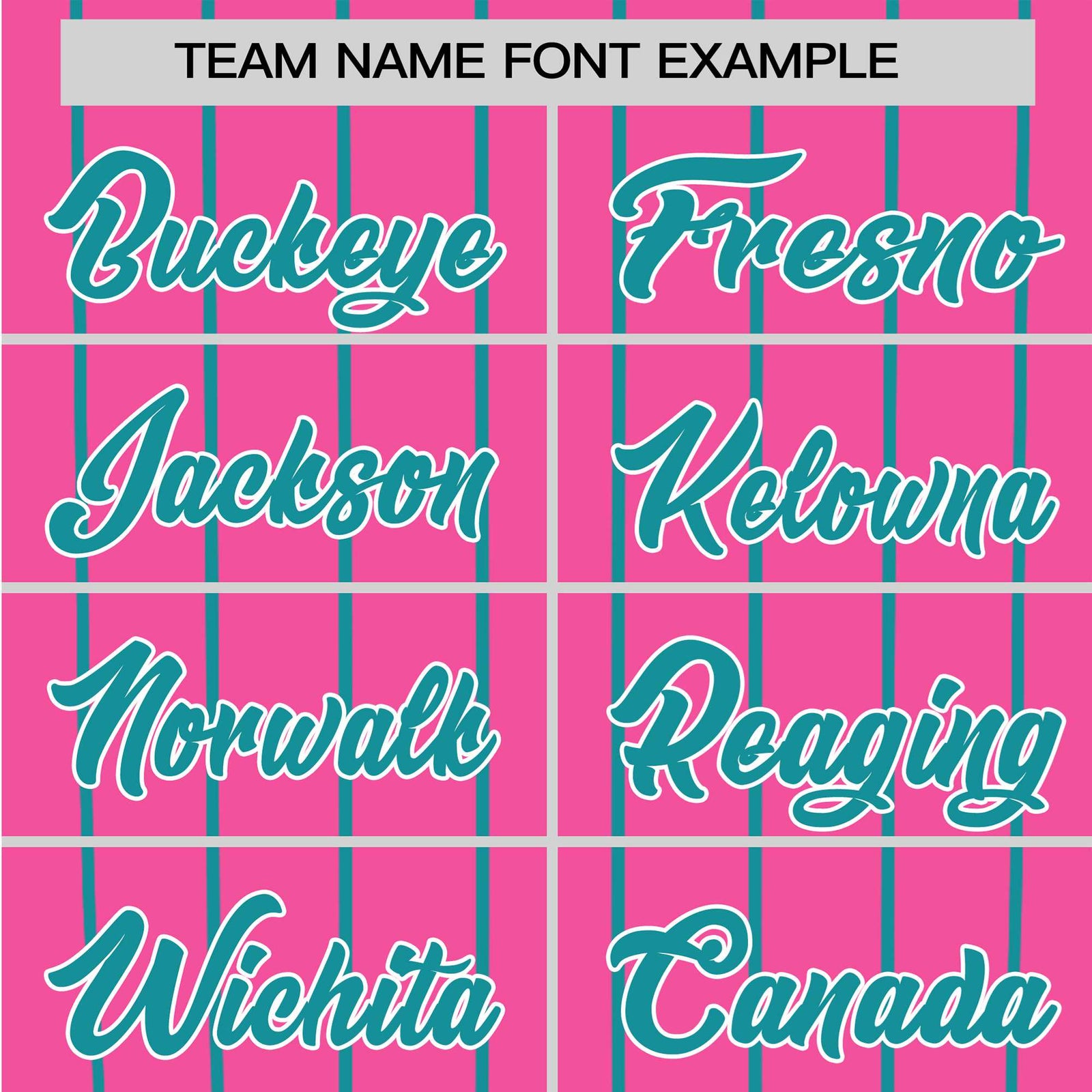 Custom Pink Aqua Pinstripe Aqua-Pink Authentic Raglan Sleeves Baseball Jersey