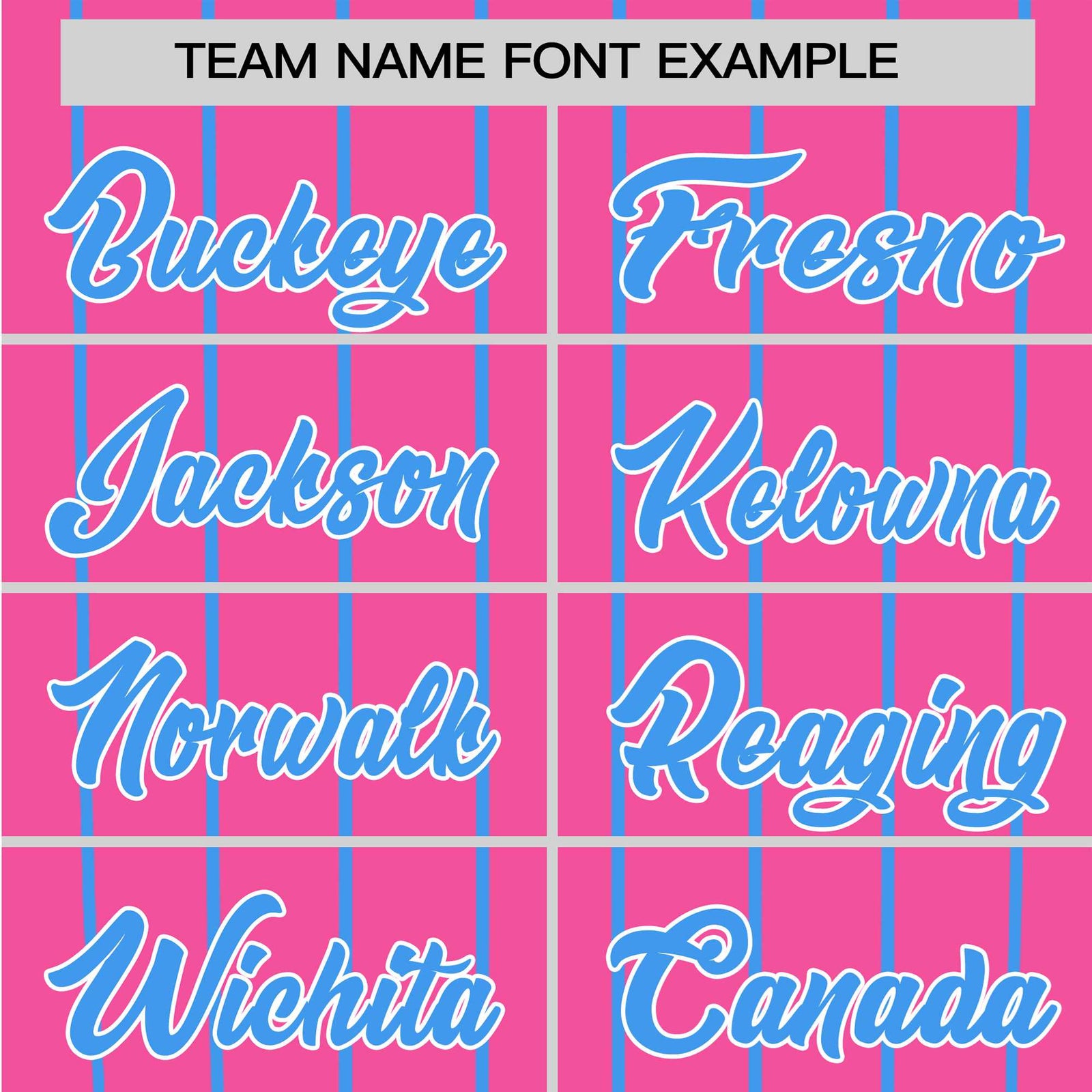 Custom Pink-Powder Blue Pinstripe Authentic Raglan Sleeves Baseball Jersey