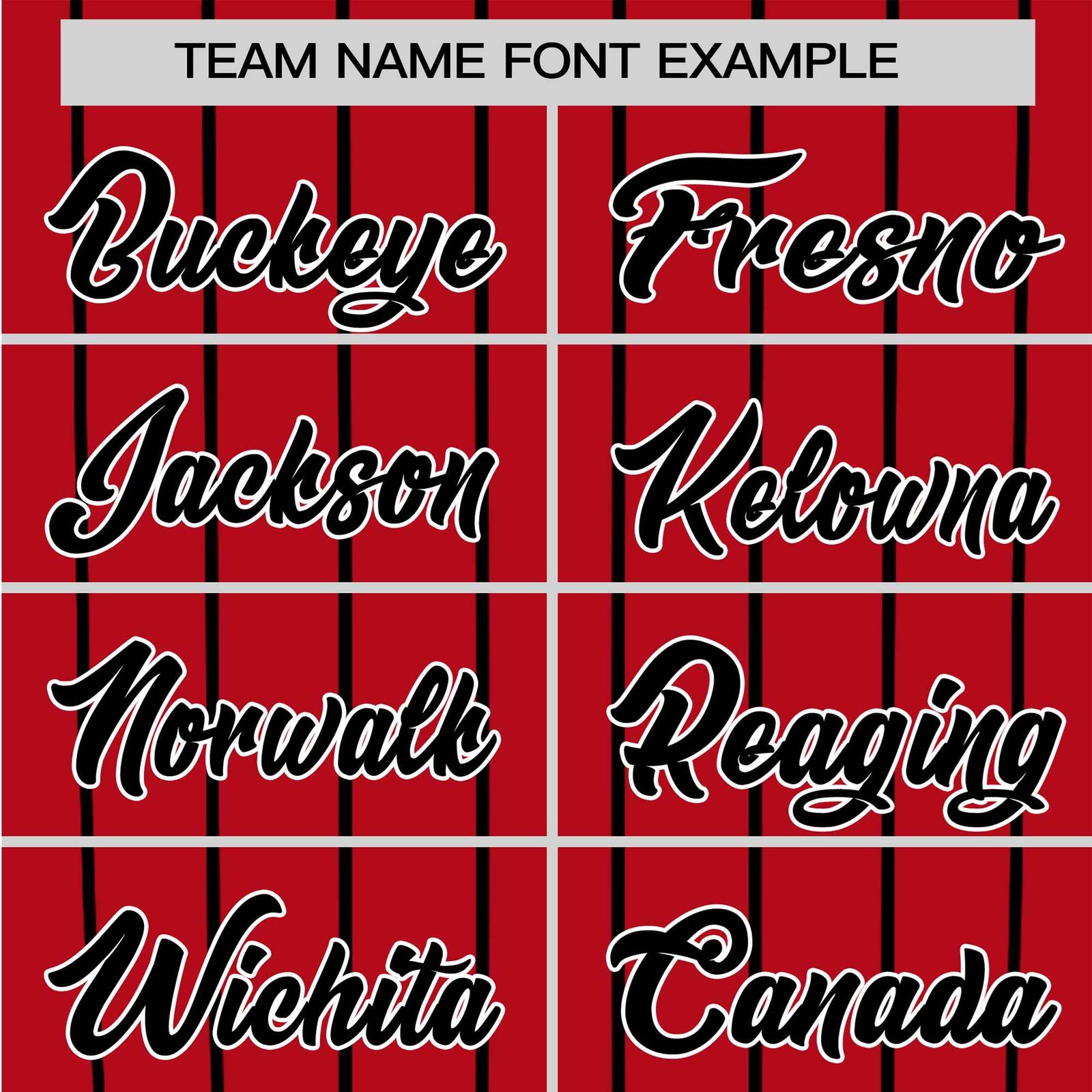 Custom Red Black Pinstripe Black-Red Authentic Raglan Sleeves Baseball Jersey