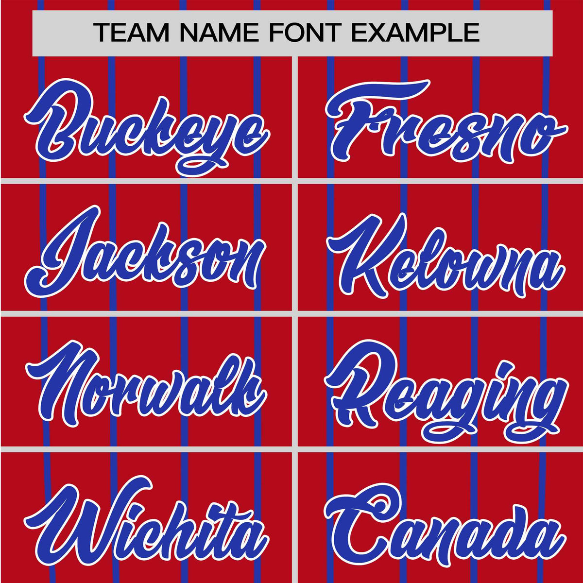 Custom Red-Royal Blue Pinstripe Authentic Raglan Sleeves Baseball Jersey