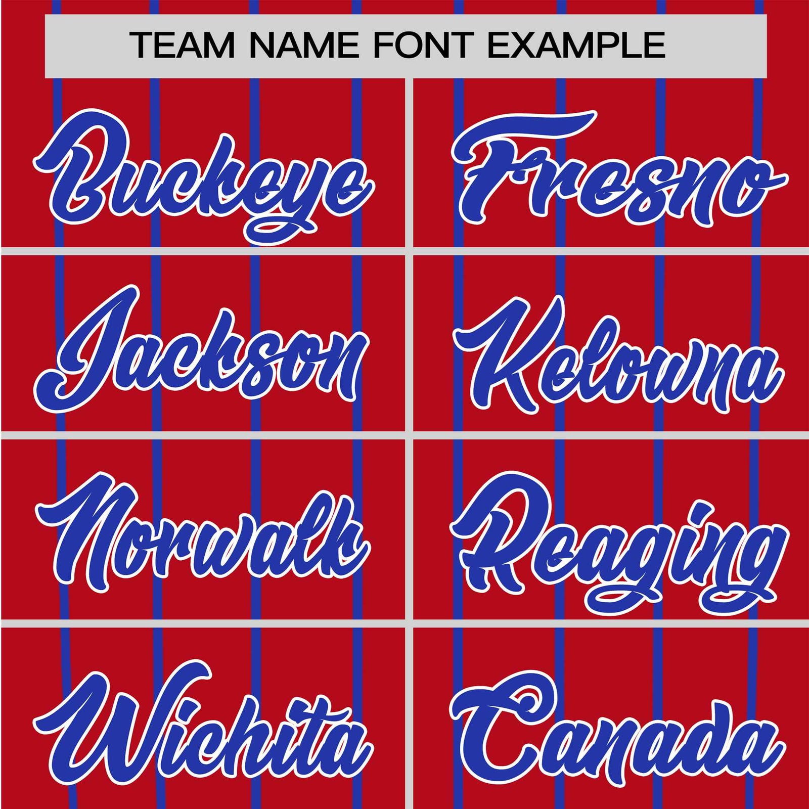 Custom Red-Royal Blue Pinstripe Authentic Raglan Sleeves Baseball Jersey