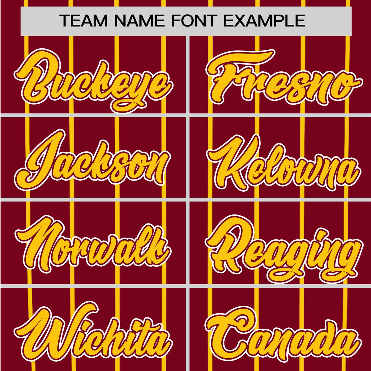 Custom Crimson Gold Pinstripe Authentic Raglan Sleeves Baseball Jersey