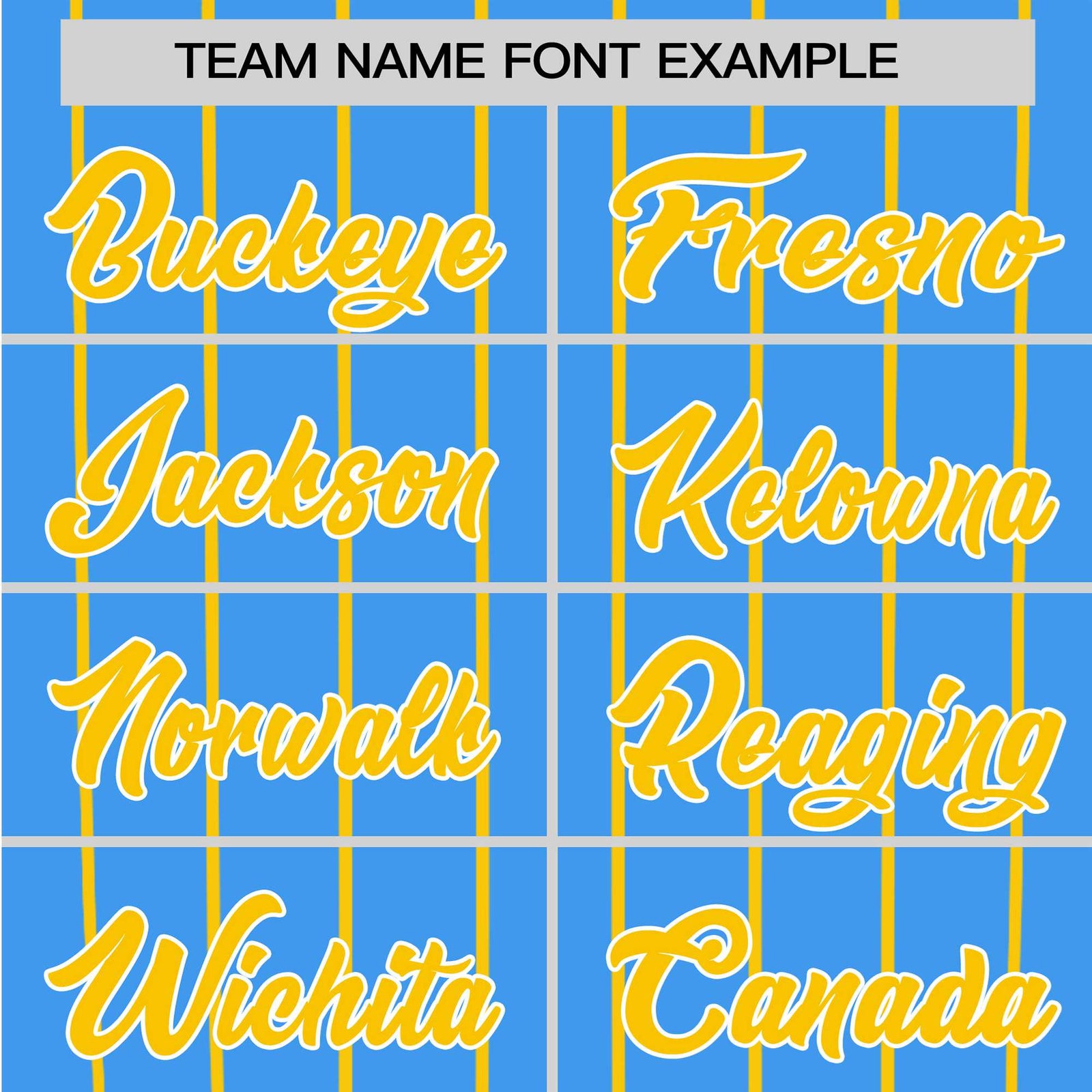 Custom Blue Yellow Pinstripe Yellow-Blue Authentic Raglan Sleeves Baseball Jersey