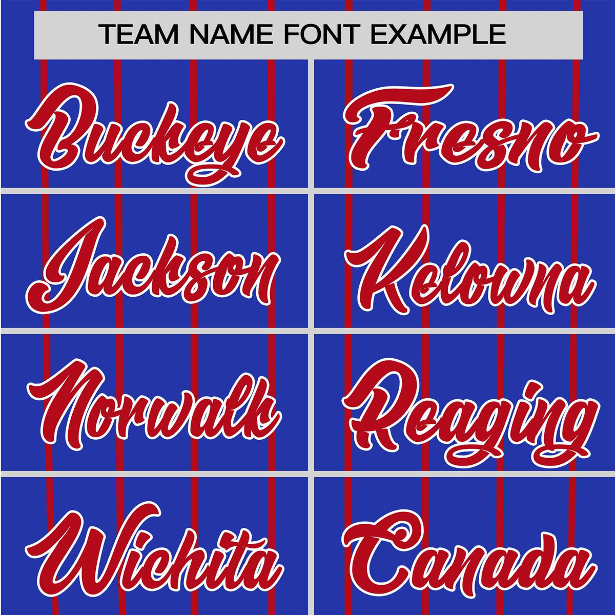 Custom Royal Blue-Red Pinstripe Authentic Raglan Sleeves Baseball Jersey