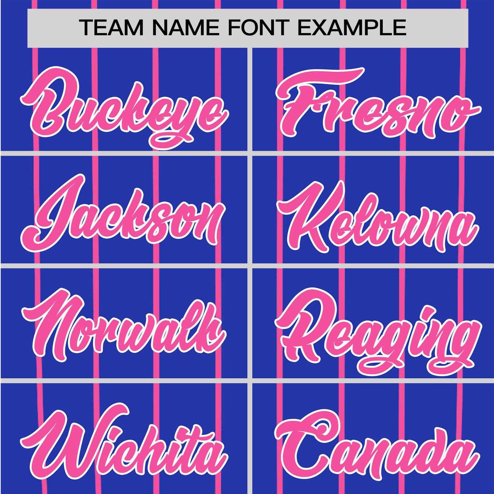 Custom Royal Blue-Pink Pinstripe Authentic Raglan Sleeves Baseball Jersey