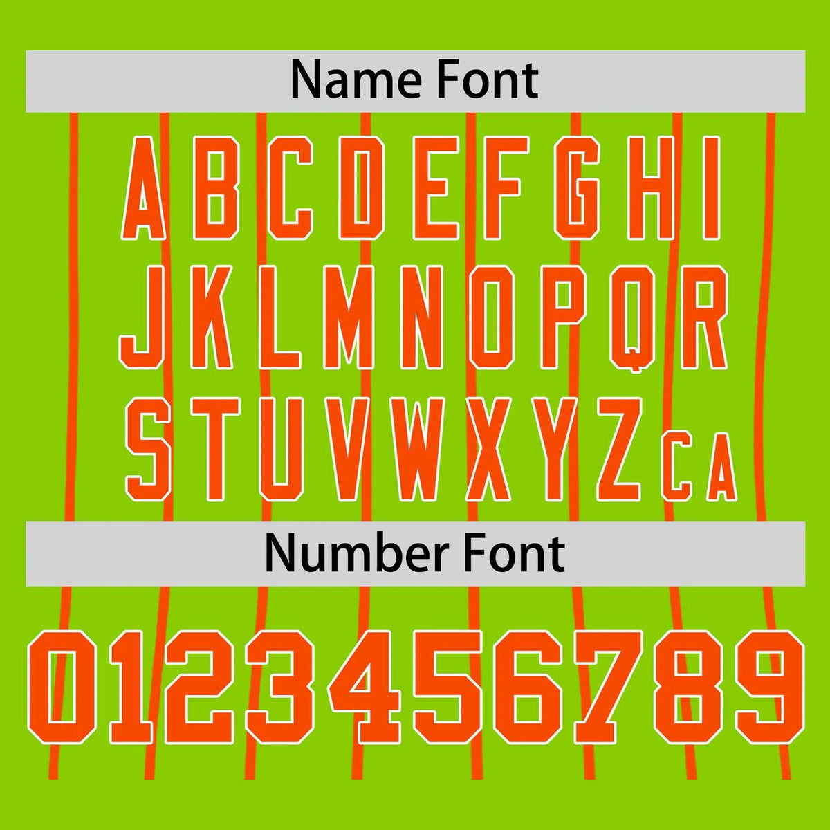 Custom Neon Green Orange Pinstripe Authentic Raglan Sleeves Baseball Jersey