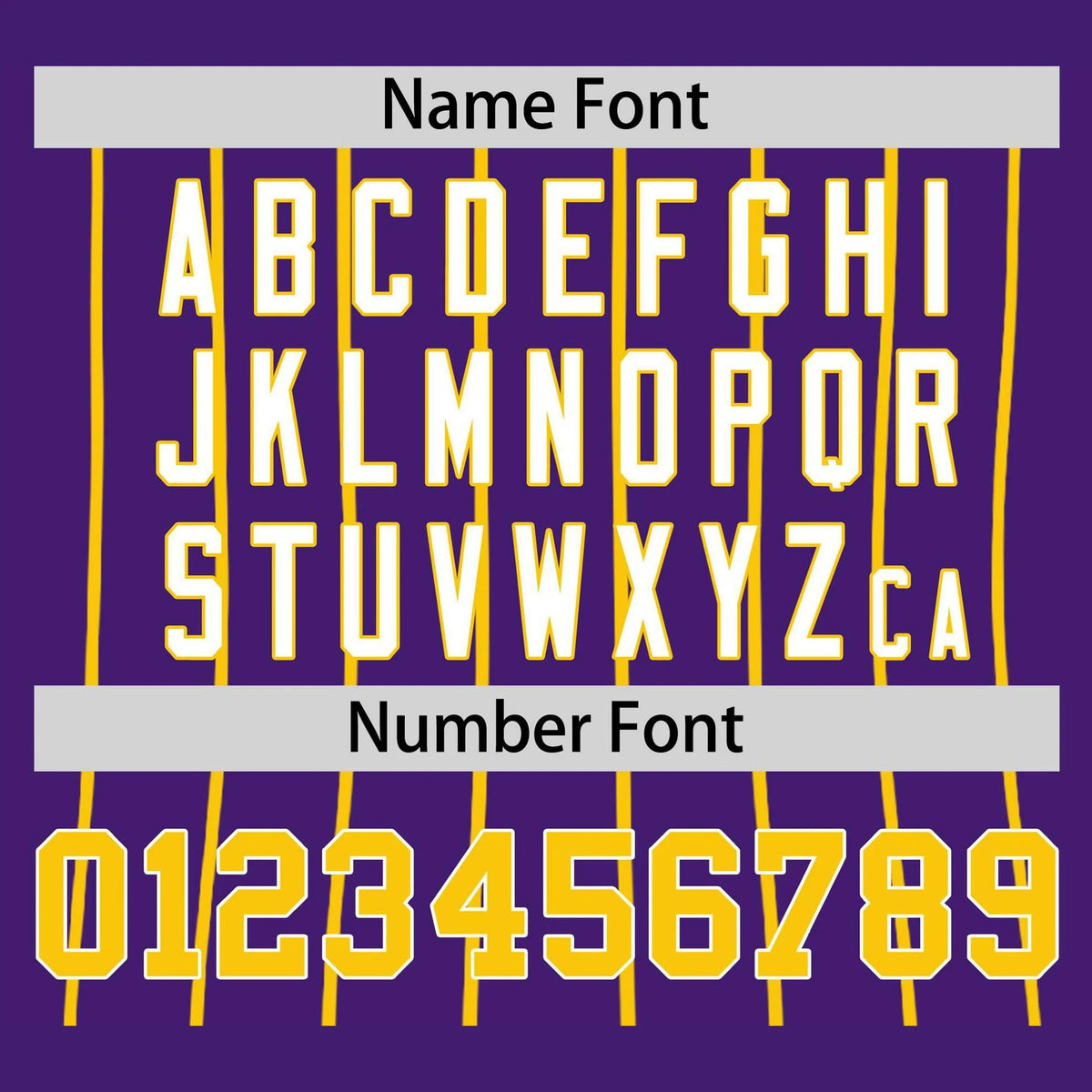 Custom Purple Yellow Pinstripe Yellow-Purple Authentic Raglan Sleeves Baseball Jersey