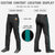 Custom Black Aqua Classic Fit Stretch Practice Loose-fit Baseball Pants