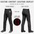 Custom Black Crimson-Black-Crimson Classic Fit Stretch Practice Loose-fit Baseball Pants