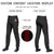 Custom Black Crimson Classic Fit Stretch Practice Pull-up Baseball Pants