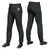 Custom Black Aqua-Black-Aqua Classic Fit Stretch Practice Pull-up Baseball Pants