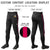 Custom Black Pink Classic Fit Stretch Practice Knickers Baseball Pants