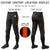 Custom Black Orange Classic Fit Stretch Practice Knickers Baseball Pants