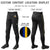 Custom Black Royal Blue-Gold01 Classic Fit Stretch Practice Knickers Baseball Pants