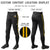 Custom Black Gold01-Black-Gold01 Classic Fit Stretch Practice Knickers Baseball Pants