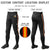 Custom Black Orange-White-Orange Classic Fit Stretch Practice Knickers Baseball Pants