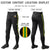 Custom Black Gold01-Kelly Green-Gold01 Classic Fit Stretch Practice Knickers Baseball Pants