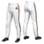 Custom White Black-Orange-Black Classic Fit Stretch Practice Pull-up Baseball Pants