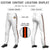 Custom White Black-Orange-Black Classic Fit Stretch Practice Pull-up Baseball Pants