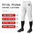 Custom White Dark Gray White-Dark Gray Classic Fit Stretch Practice Knickers Baseball Pants