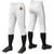 Custom White Dark Gray White-Dark Gray Classic Fit Stretch Practice Knickers Baseball Pants