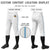 Custom White Light Blue White-Light Blue Classic Fit Stretch Practice Knickers Baseball Pants