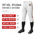 Custom White Black-Orange-Black Classic Fit Stretch Practice Knickers Baseball Pants