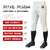 Custom White Yellow-White-Yellow Classic Fit Stretch Practice Knickers Baseball Pants