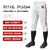 Custom White Crimson-Black-Crimson Classic Fit Stretch Practice Knickers Baseball Pants