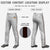 Custom Gray Brown Classic Fit Stretch Practice Loose-fit Baseball Pants