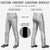 Custom Gray Black Classic Fit Stretch Practice Loose-fit Baseball Pants