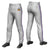 Custom Gray Purple Classic Fit Stretch Practice Pull-up Baseball Pants